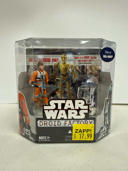 Star Wars Droid Factory Luke Skywalker & R2-D2