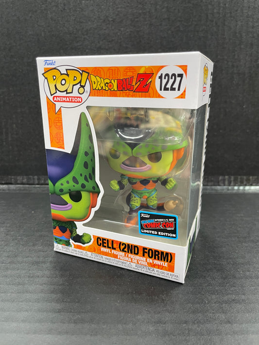 Funko Pop! Dragon Ball Z Cell 2nd Form 1227 NYCC 2022 (Grade A)