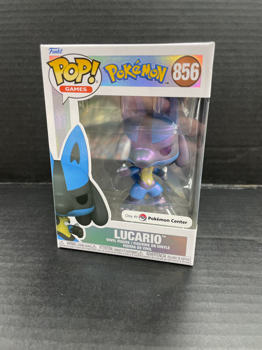 Funko Pop! Lucario 856 Pokémon Center Exclusive (Grade A-)