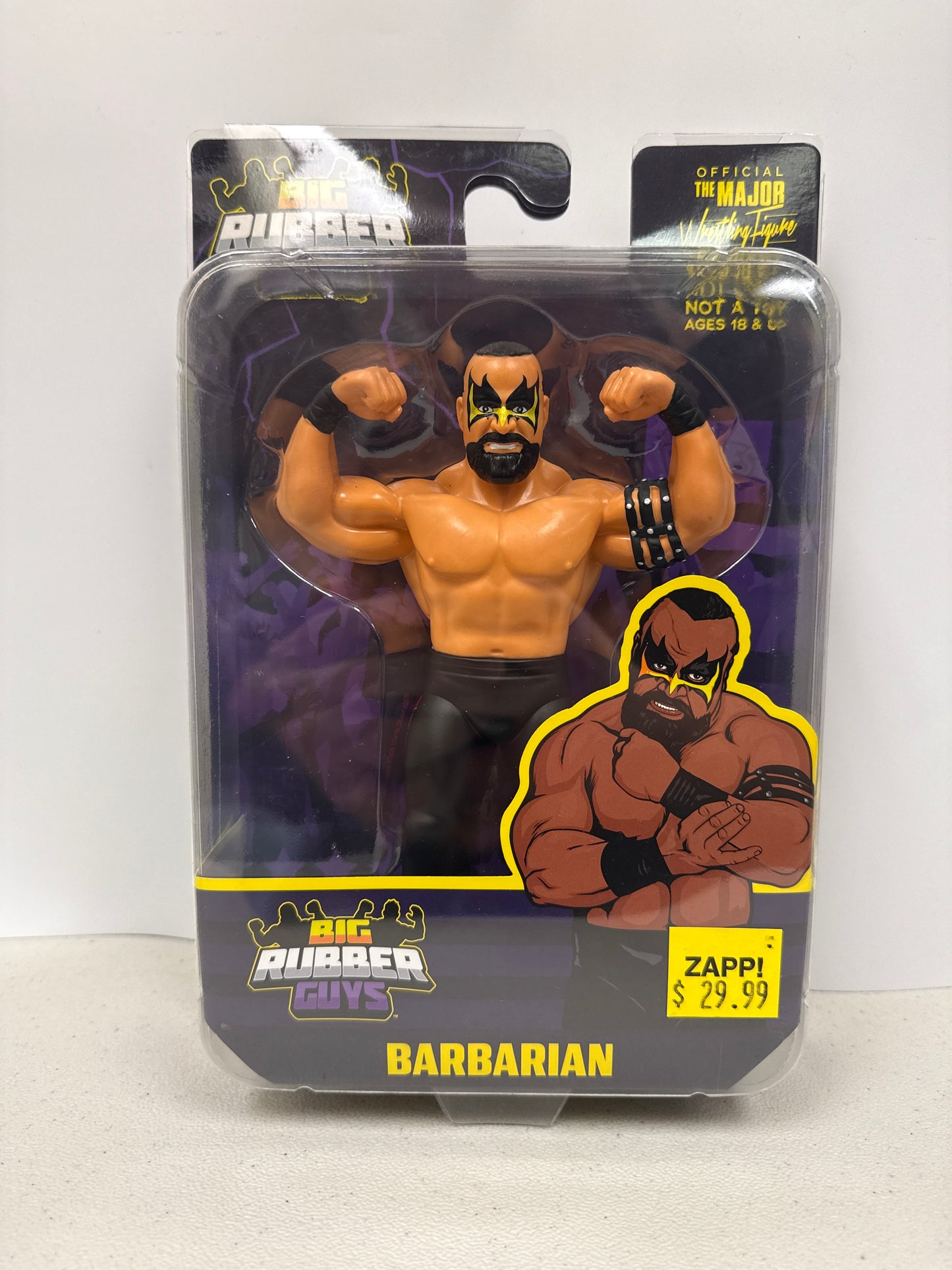 Major Wrestling Figure Podcast Big Rubber Guys Barbarian