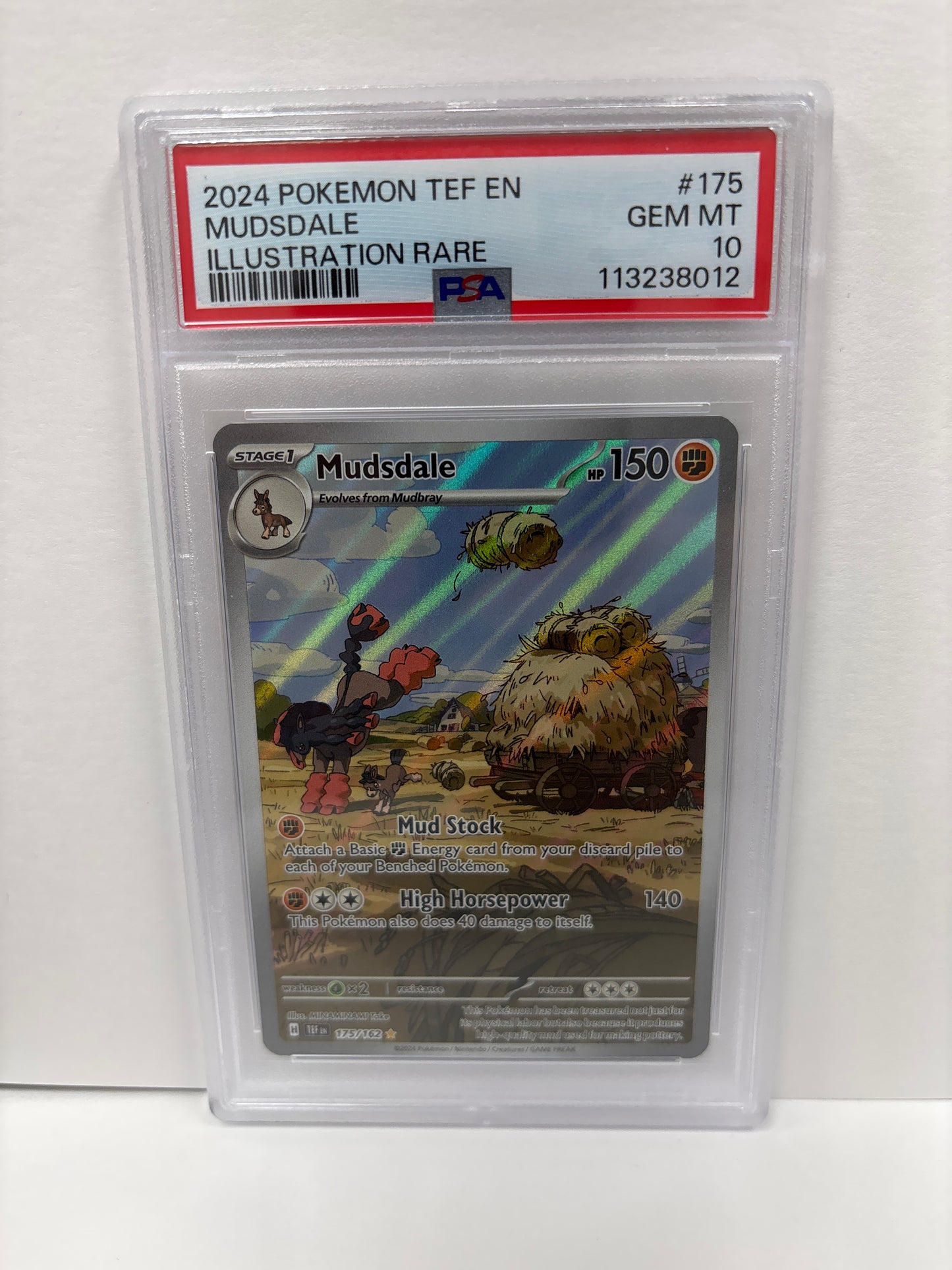 Pokemon Mudsdale 175/162 PSA 10