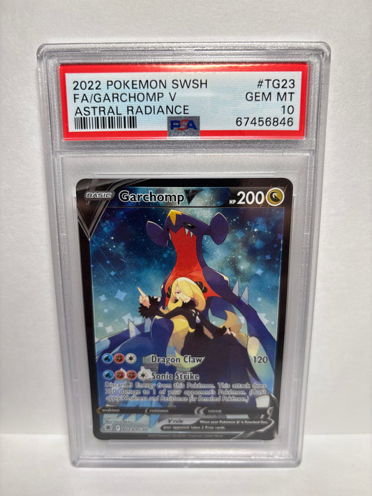 Pokemon Garchomp V TG23/TG30 PSA 10