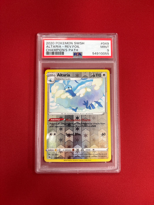 Pokemon Altaria 049/073 Reverse FOIL PSA 9