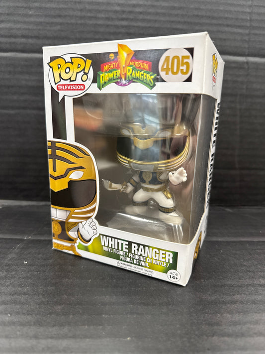 Funko Pop! Mighty Morphin Power Rangers White Ranger 405 (Grade B+)