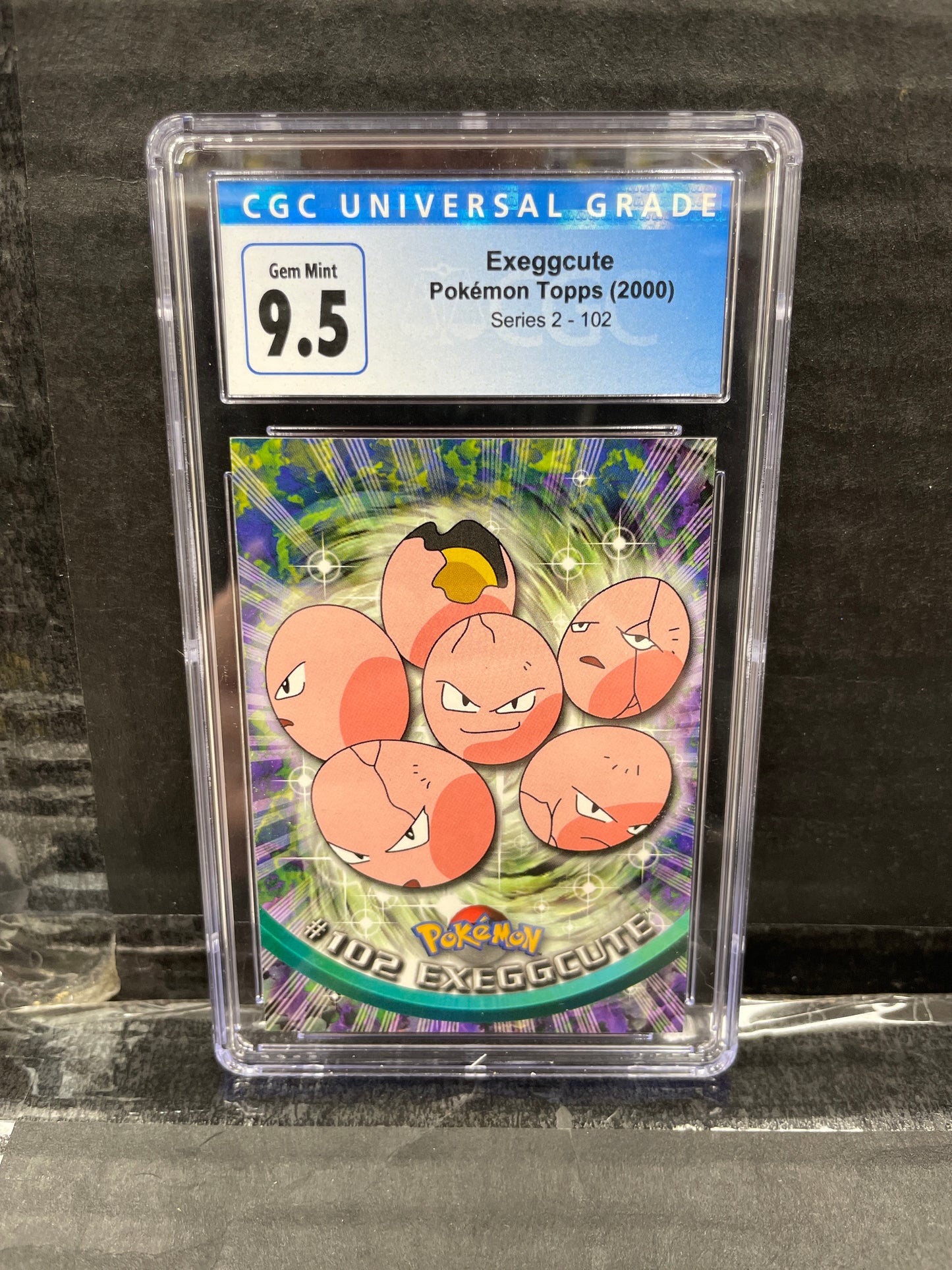 Pokémon Exeggcute 102 Topps Series 2 CGC 9.5