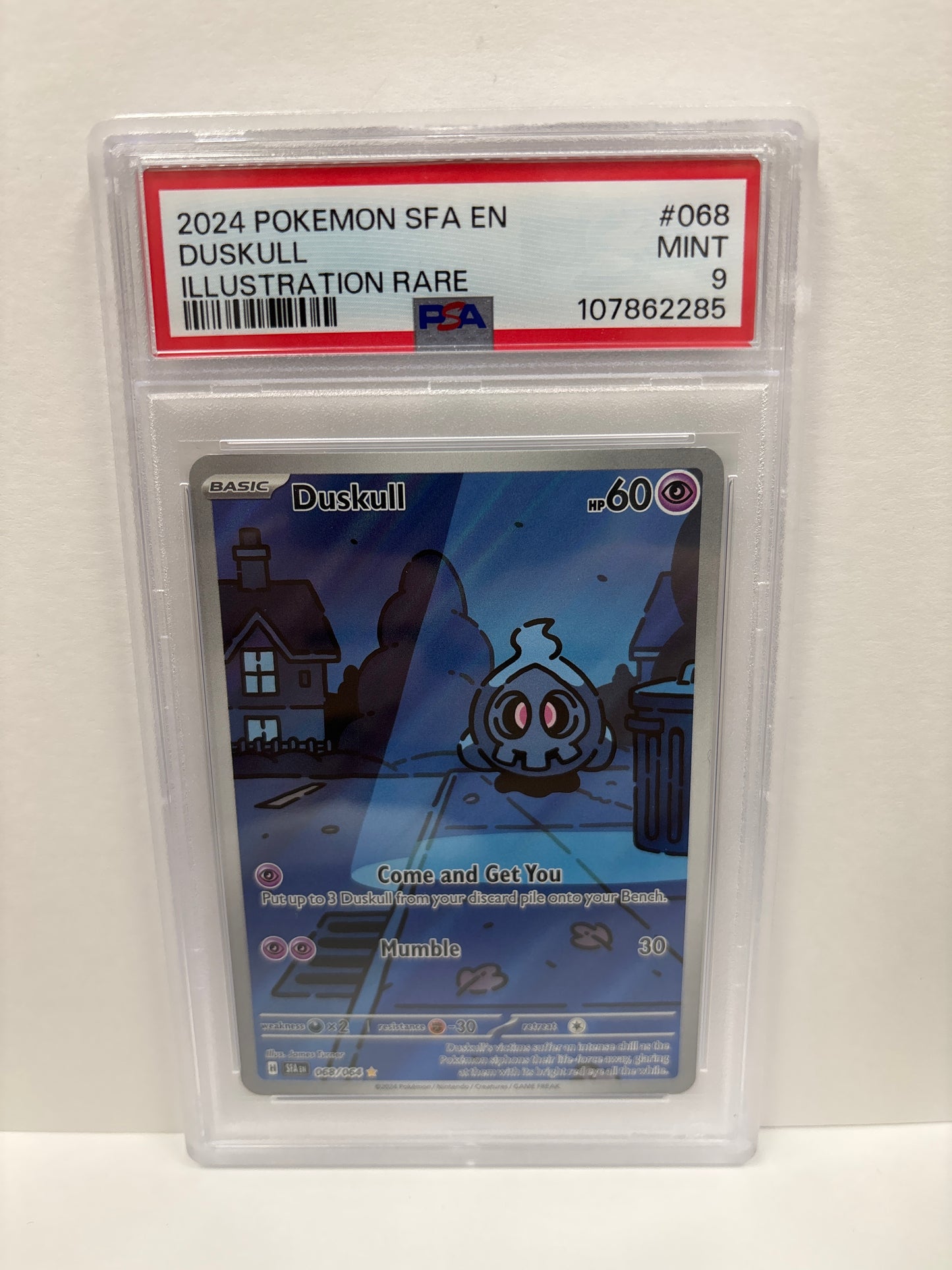 Pokemon Duskull 068/064 PSA 9