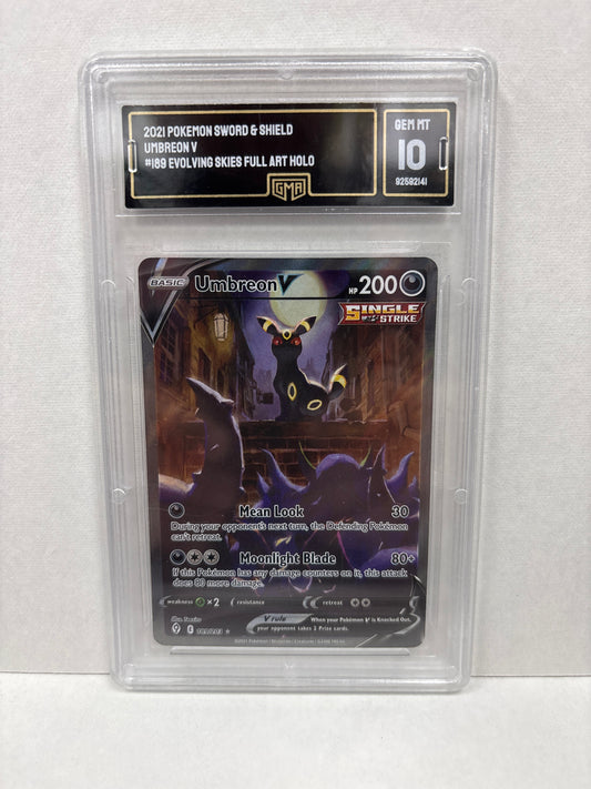 Pokemon Umbreon V 189/203 GMA 10