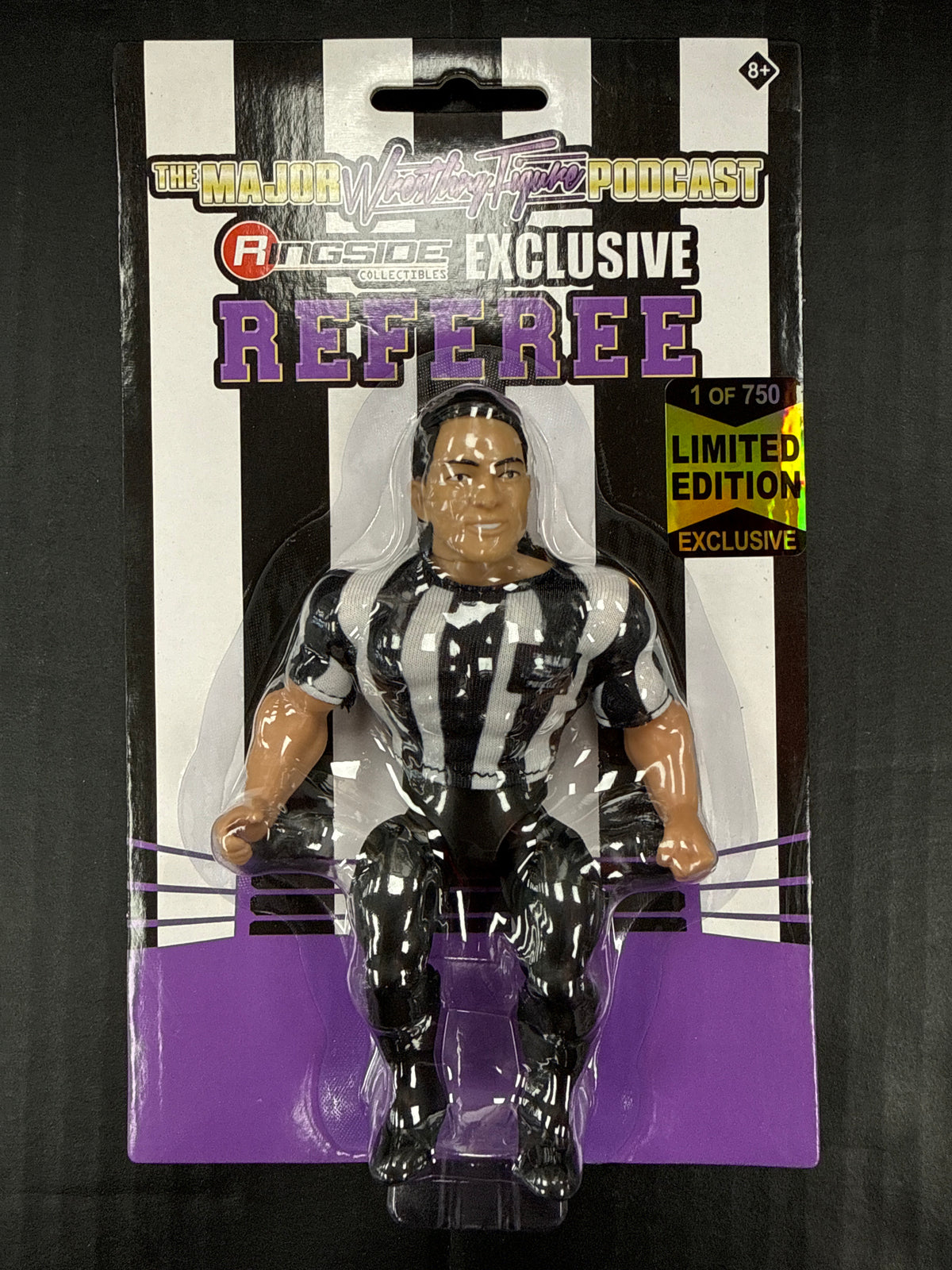 Major Wrestling Figure Podcast Ringside Exclusive Referee 1/750