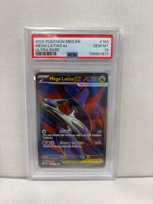 Pokemon Mega Latias ex 163/132 PSA 10
