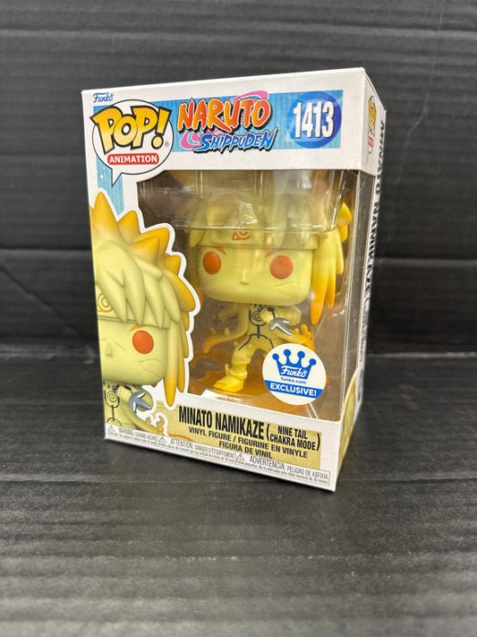 Funko Pop! Naruto Shippuden Minato Namikaze (Nine Tail Chakra Mode) 1413 Funko Shop Exclusive (Grade A)