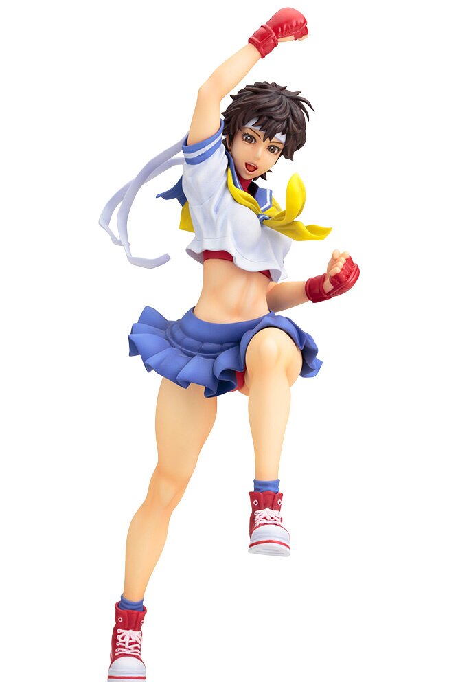 Street Fighter Bishoujo Kotobukiya Sakura Statue