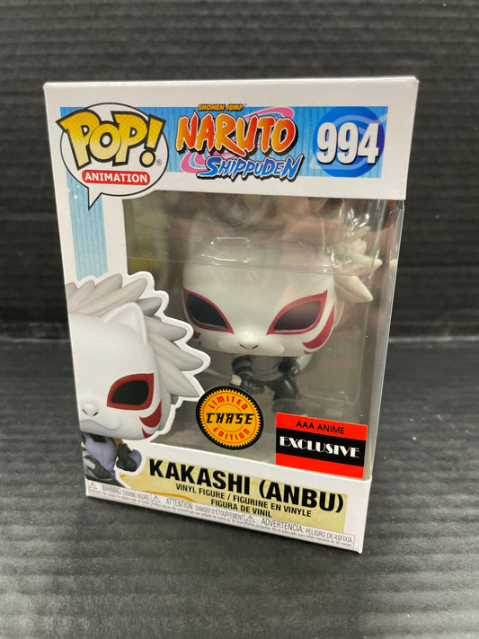 Funko Pop! Naruto Shippuden Kakashi Anbu 994 AAA Anime Exclusive Chase (Grade A-)