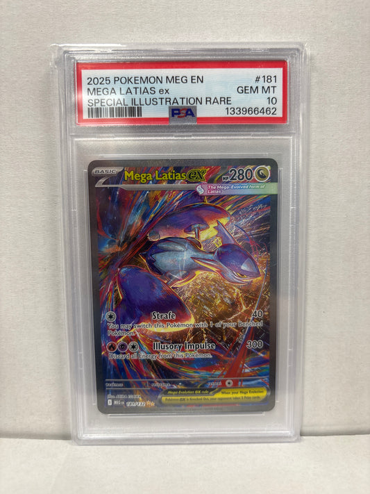 Pokemon Mega Latias ex 181/132 PSA 10