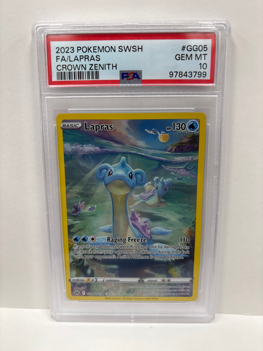 Pokemon Lapras GG05/GG70 PSA 10