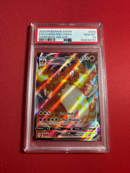Pokemon Charizard VMAX 020/189 PSA 10