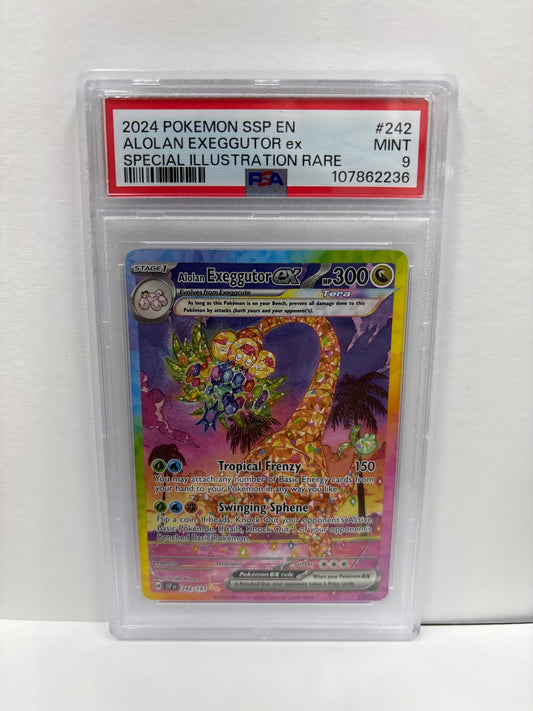 Pokemon Alolan Exeggutor ex 242/191 PSA 9
