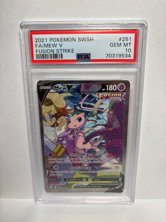 Pokemon Mew V 251/264 PSA 10
