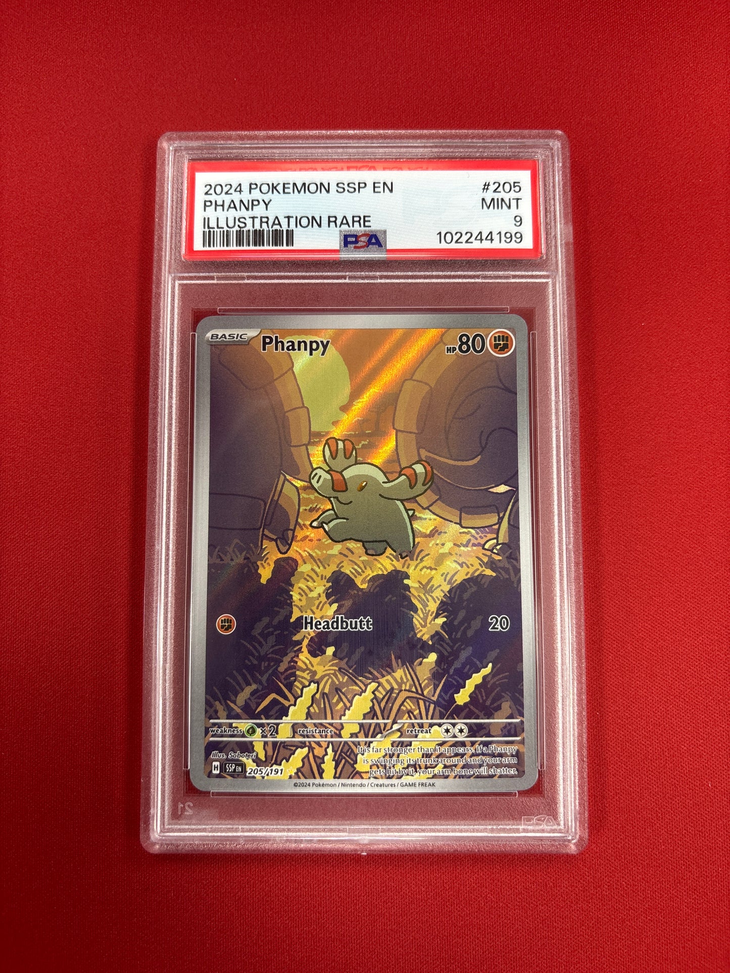 Pokemon Phanpy 205/191 PSA 9