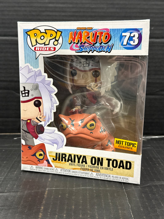 Funko Pop! Naruto Shippuden Jiraiya on Toad 73 Hot Topic Exclusive (Grade A-)