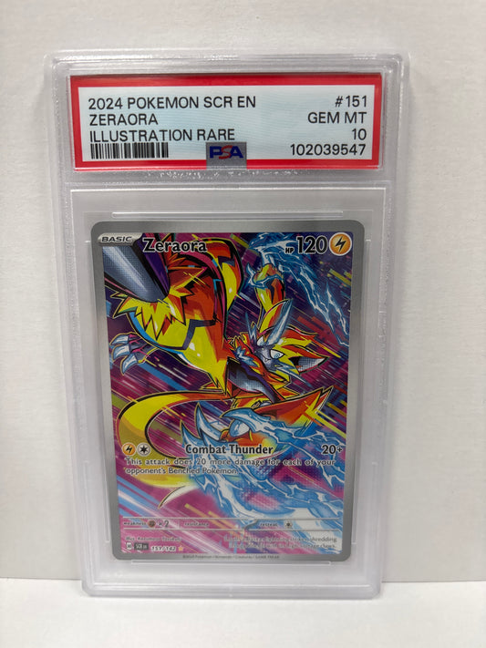 Pokemon Zeraora 151/142 PSA 10
