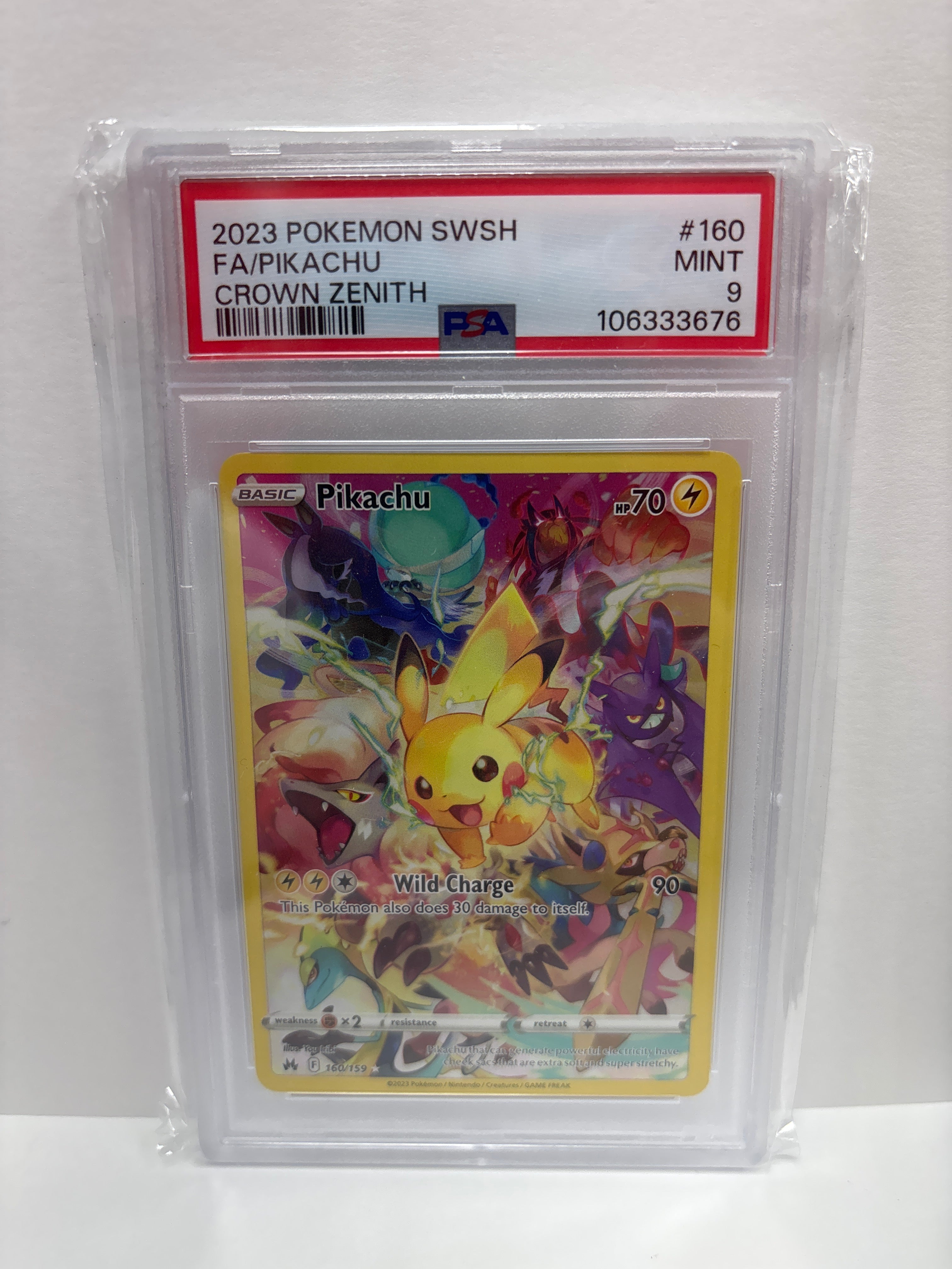 Pokemon Pikachu 160/159 PSA 9 – Zapp! Comics