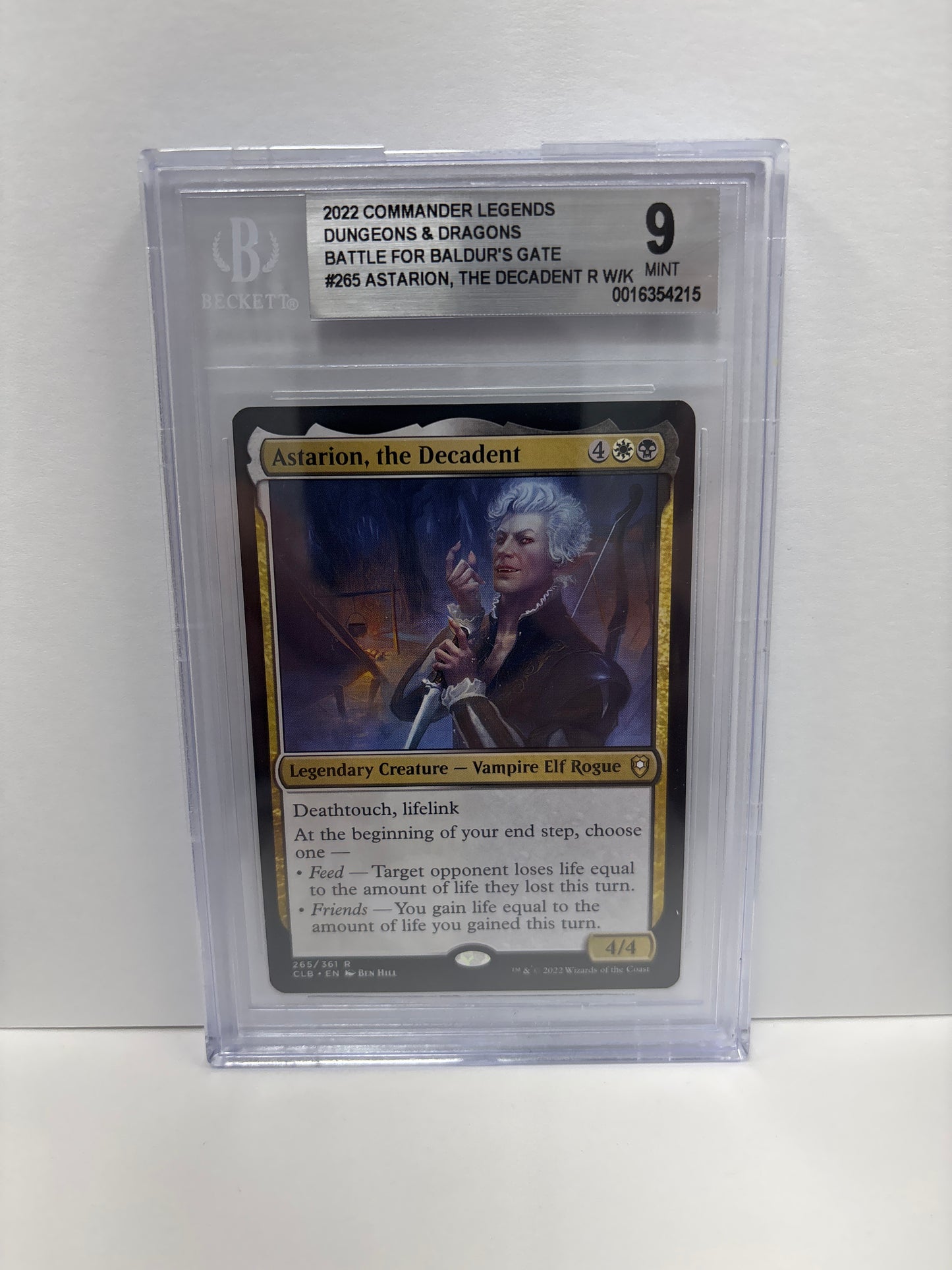 Magic the Gathering Astarion, the Decadent 266 Rare Beckett 9