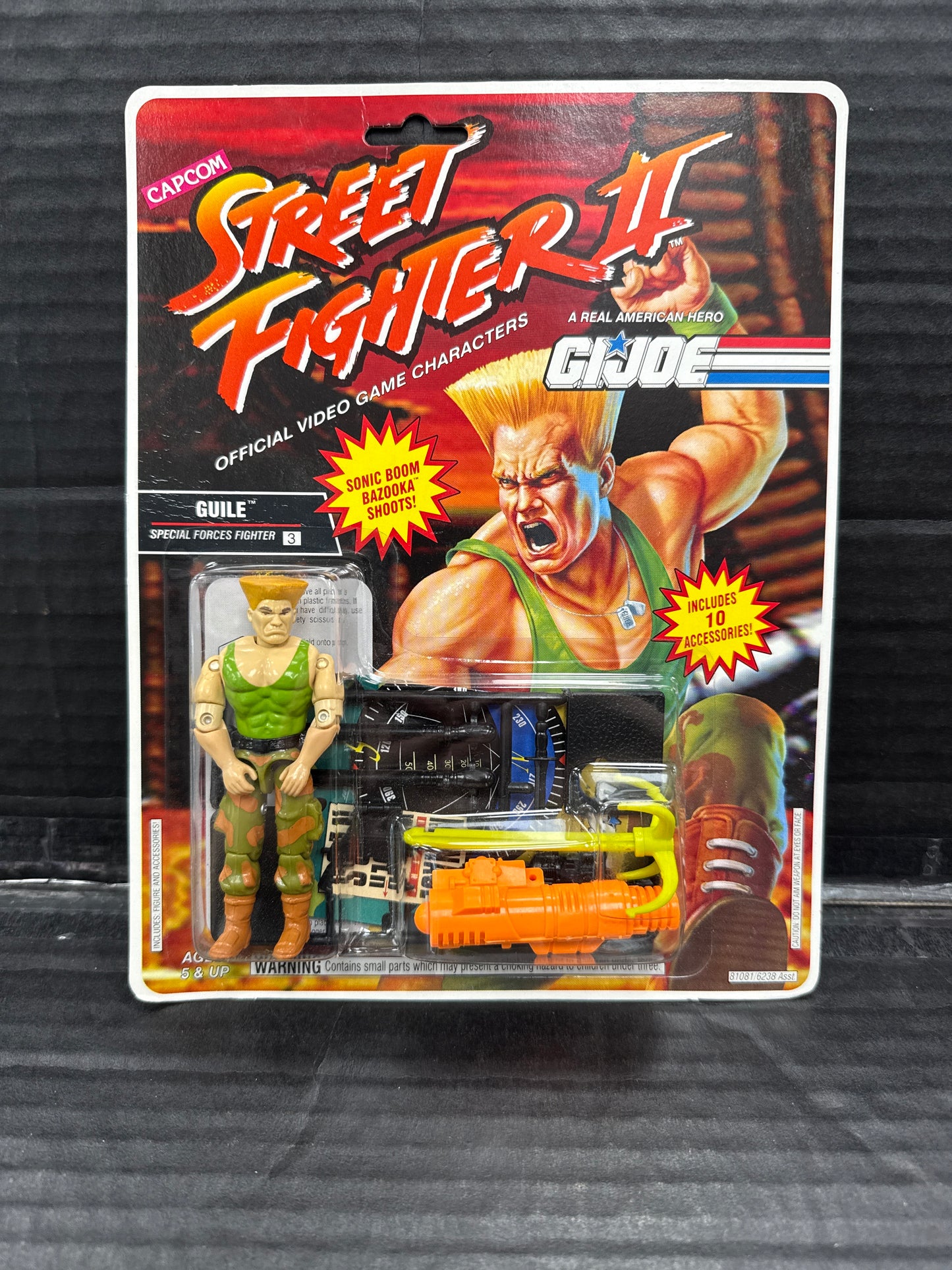 GI Joe Street Fighter Guile Hasbro 1993