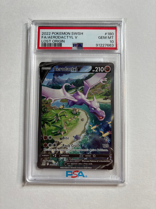 Pokemon Aerodactyl V 180/196