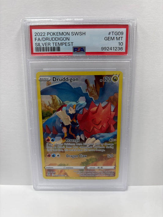 Pokemon Druddigon TG09/TG30 PSA 10