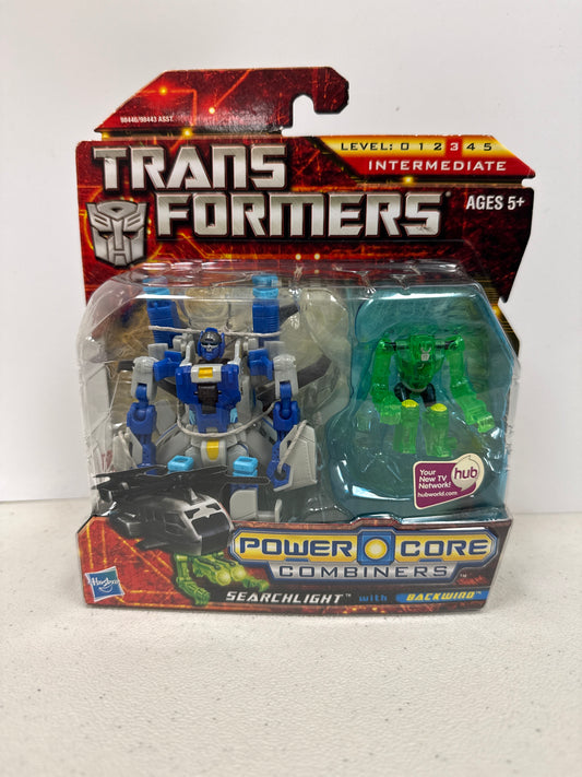 Transformers Power Core Combiners Searchlight with Backwind (Non-Mint Box)