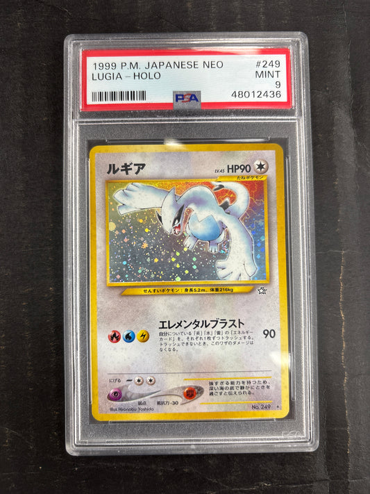 Pokemon Japanese Lugia #249 (1999) PSA 9