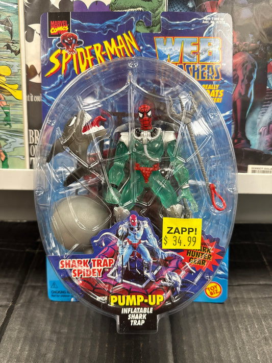 Spider-Man Web Splashers Shark Trap Spidey with Pump-Up
