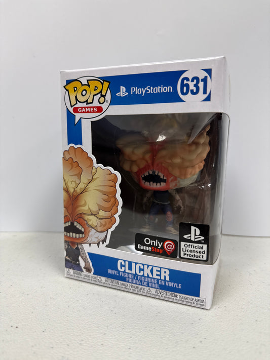 Funko Pop! PlayStation Last of Us Clicker 631 GameStop Exclusive(Grade A-)