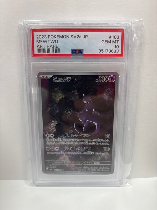 Pokemon Japanese Mewtwo 183/165 PSA 10