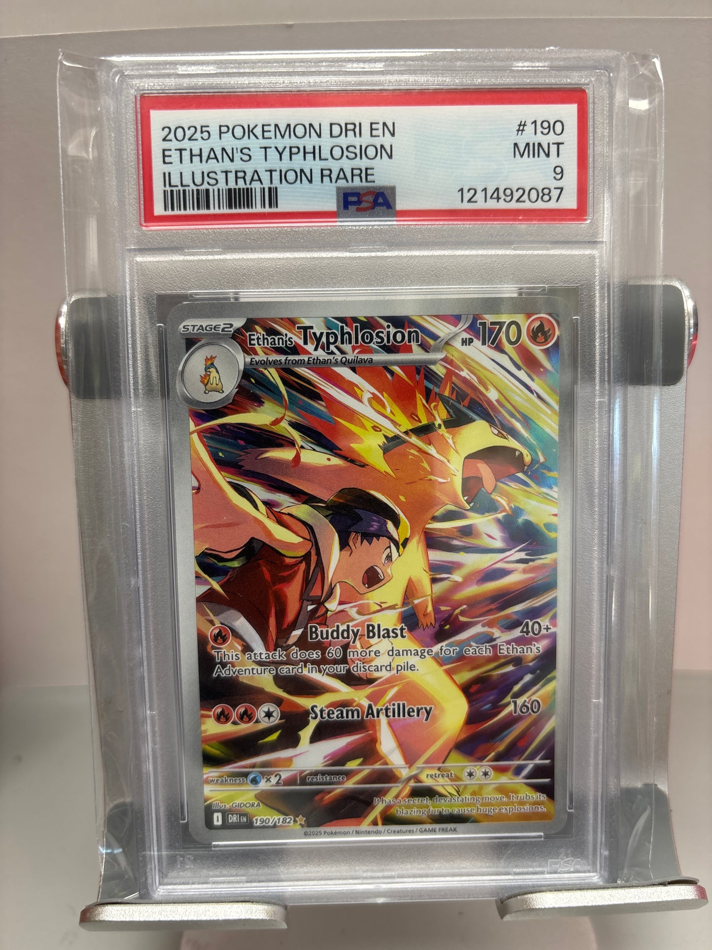 Pokemon Ethan’s Typhlosion 190/182 PSA 9