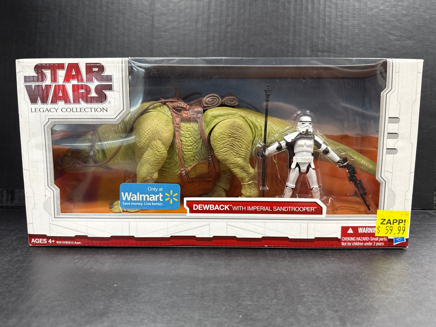 Star Wars Legacy Collection Dewback with Imperial Sandtrooper Walmart Exclusive 2009