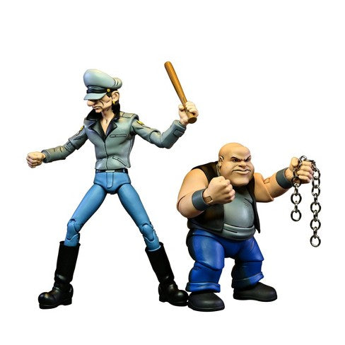 NECA Teenage Mutant Ninja Turtles Tall Thug and Short Gangster 2 Pack