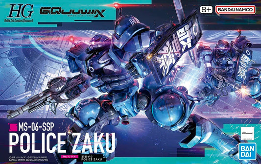 Bandai Hobby GQuuuuuuX Police Zaku HG 1/144 Scale Model Kit