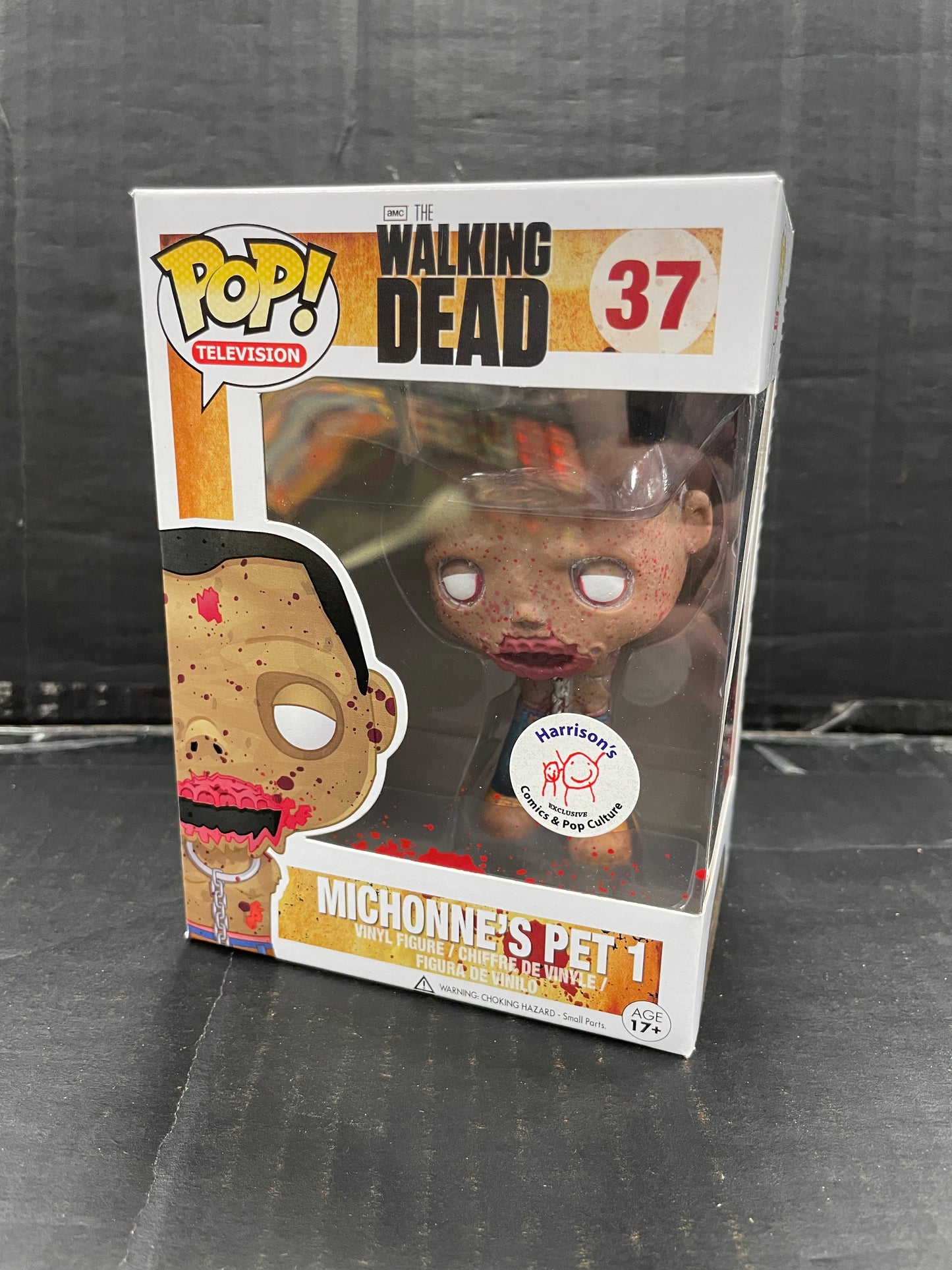 Funko Pop! The Walking Dead Michonne's Pet 1 37 Harrison's Comics Exclusive (Grade A-)