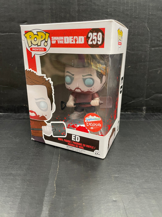 Funko Pop! Movies Shaun of the Dead Ed 259 Fugitive Toys Exclusive (Grade C-)