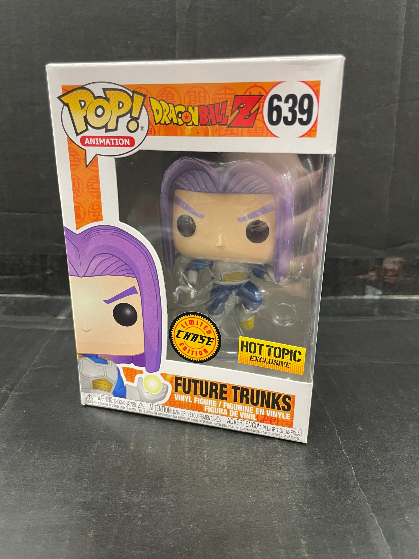 Funko Pop! Animation Dragon Ball Z Future Trunks 639 Hot Topic Exclusive Chase (Grade A-)