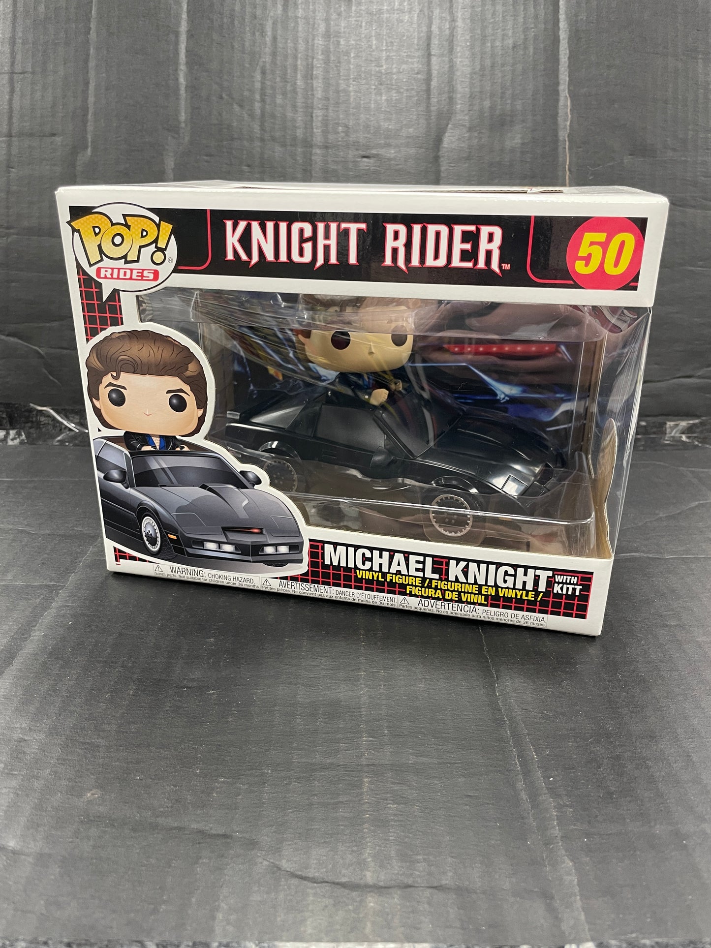 Funko Pop! Rides Knight Rider Michael Knight with Kitt 50 (Grade A-)