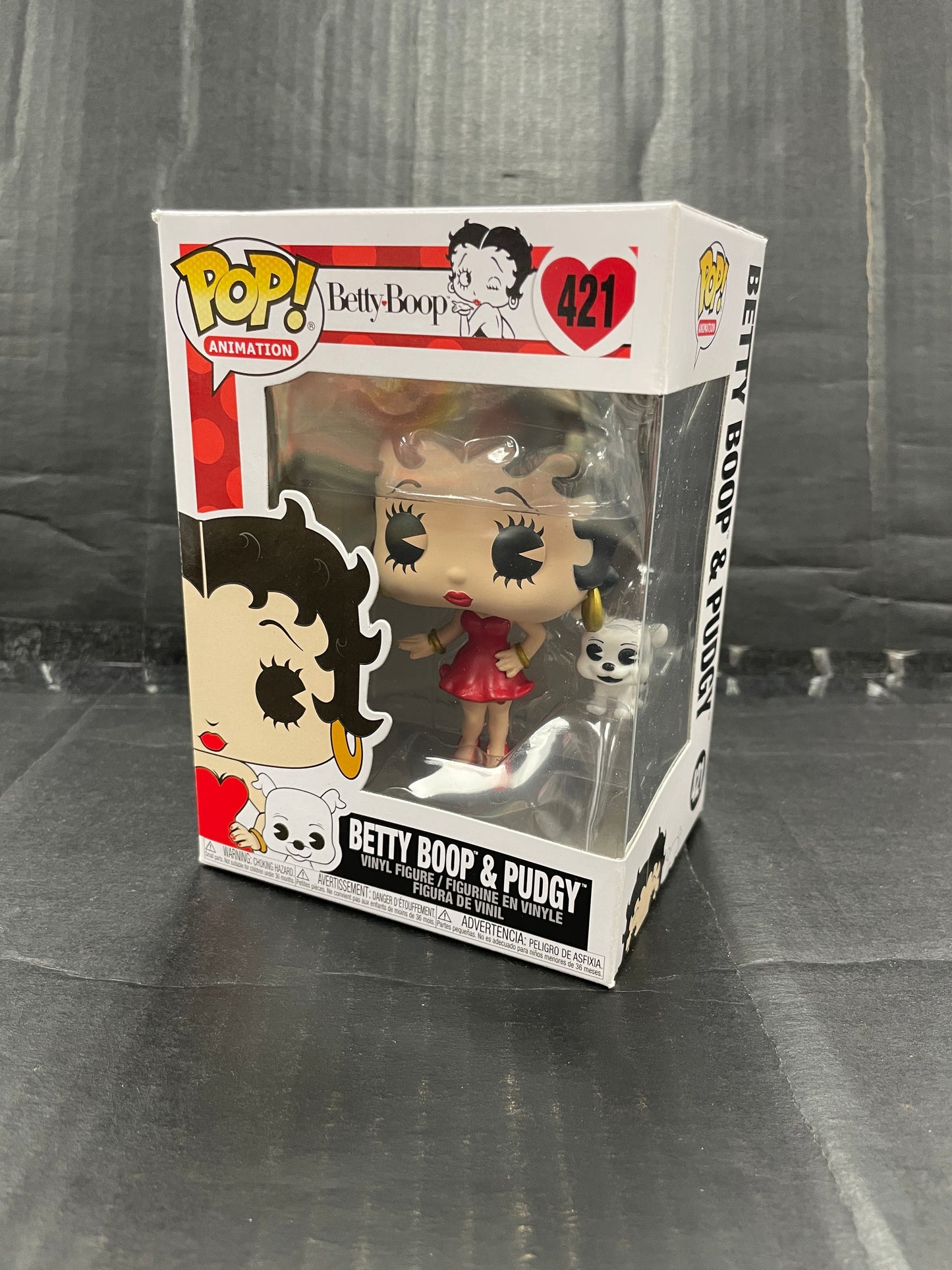 Funko Pop! Animation Betty Boop & Pudgy 421 (Grade A-)