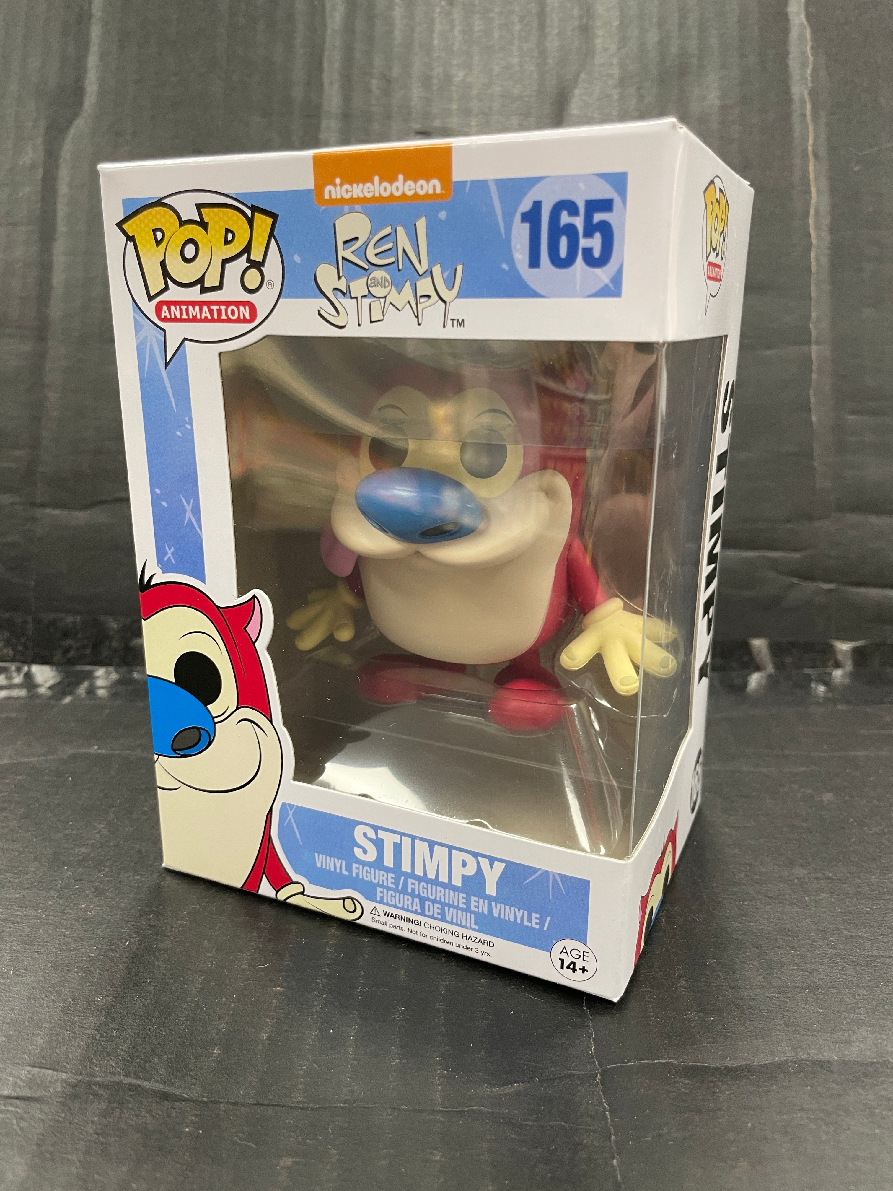 Funko Pop! Animation Ren and Stimpy Stimpy 165 (Grade A-) – Zapp! Comics