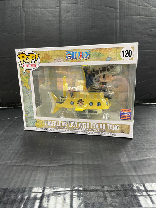 Funko Pop! Rides One Piece Trafalgar Law with Polar Tang 120 2023 Wondrous Convention Exclusive (Grade B+)