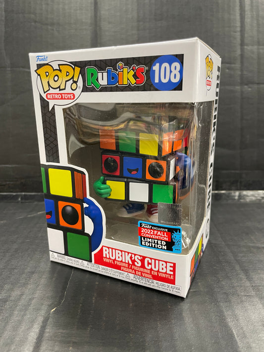 Funko Pop! Retro Toys Rubik's Cube 2022 Fall Convention Exclusive (Grade A-)