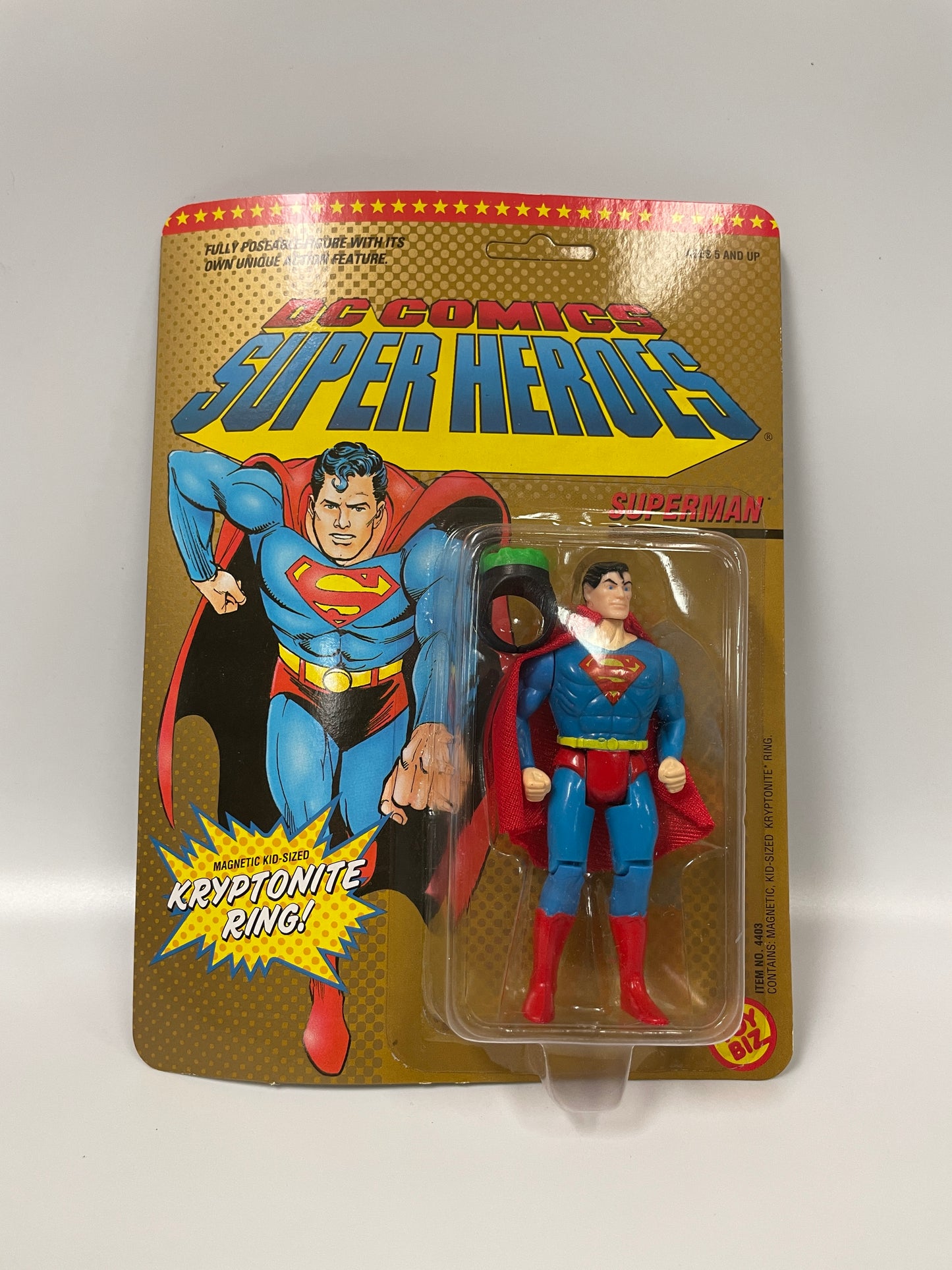 DC Comics Superheroes Toybiz Superman 1989