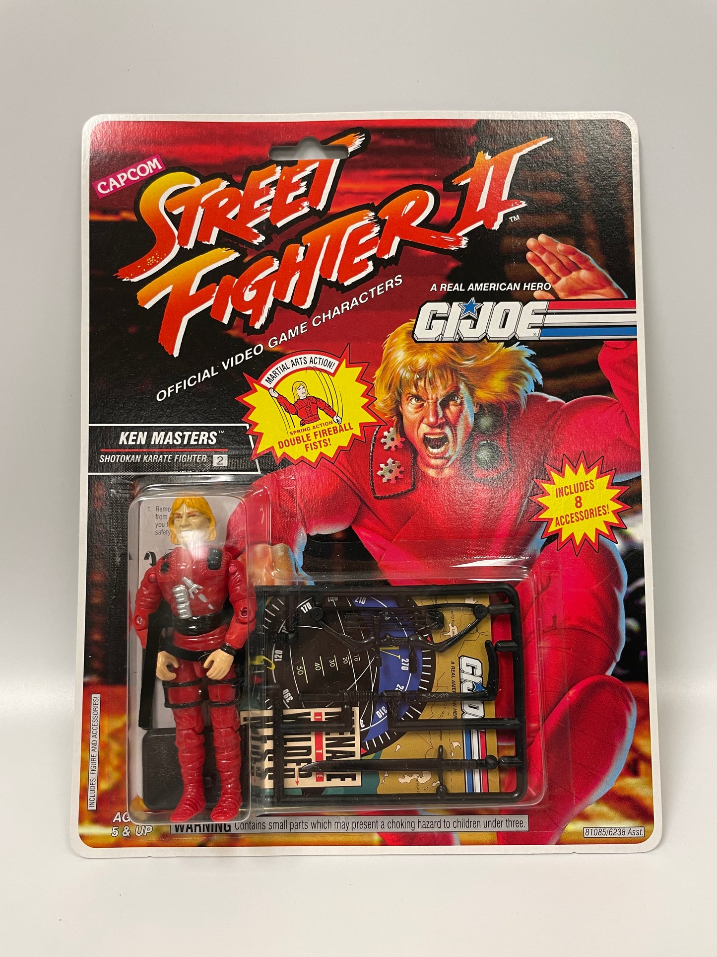 GI Joe Street Fighter II Ken Masters Hasbro 1993