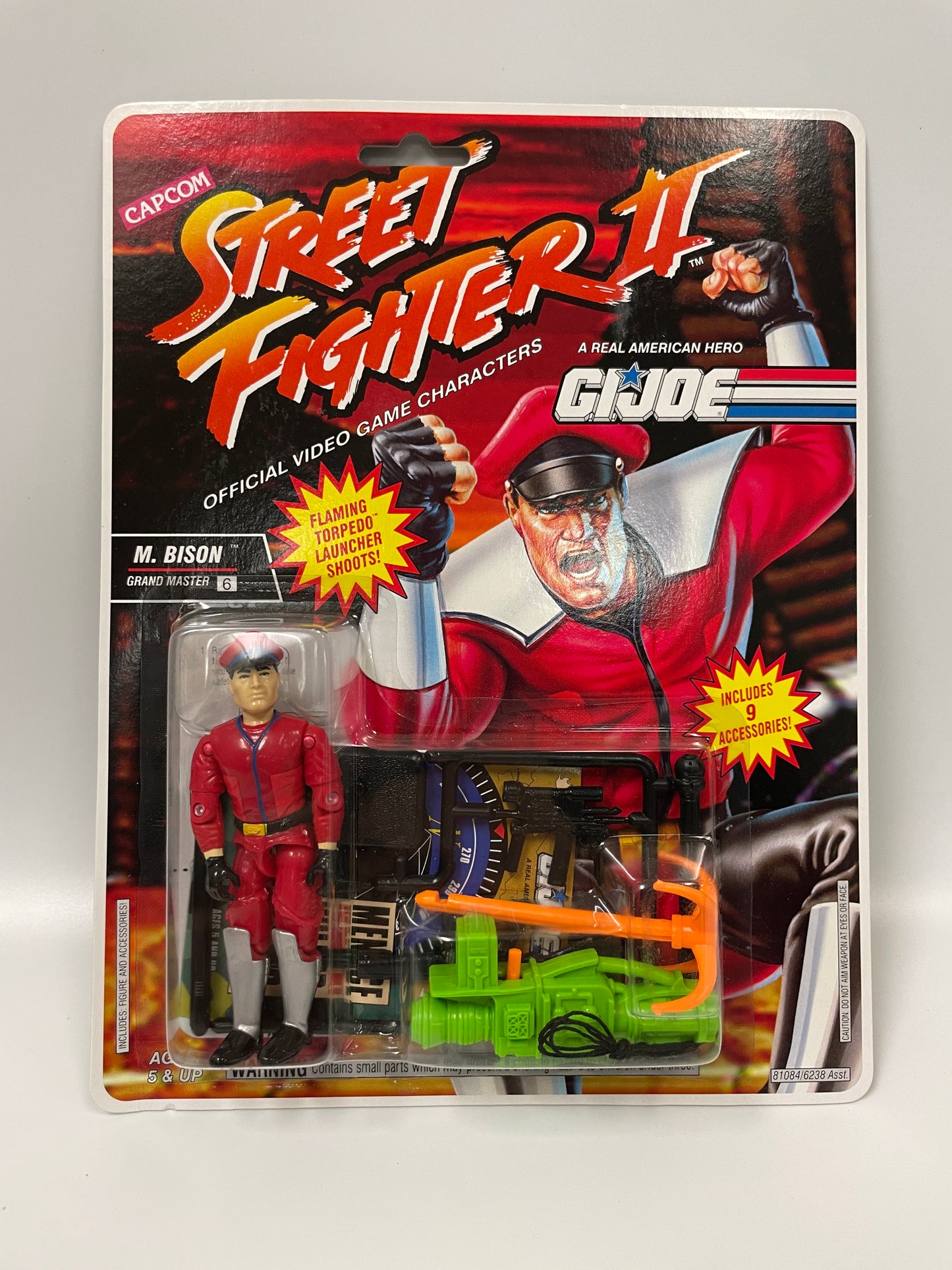 GI Joe Street Fighter II M. Bison Hasbro 1993