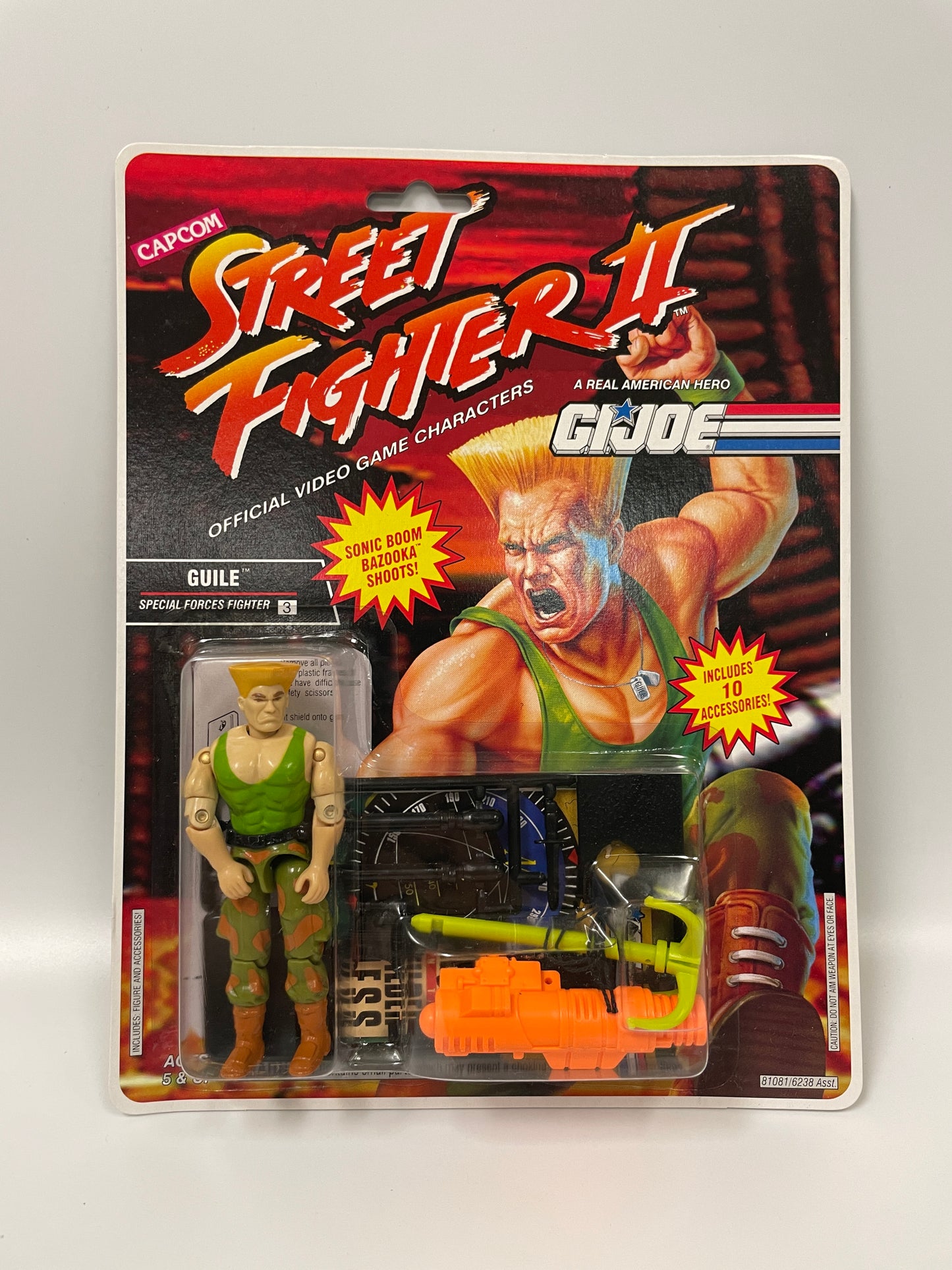 GI Joe Street Fighter II Guile Hasbro 1993